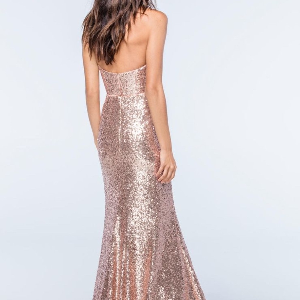 Watters 2305 Lucette Sequin Bridesmaid Dress - Picture 8 of 10